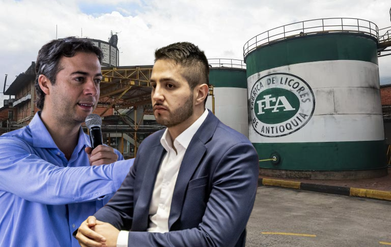 Daniel Quintero es el actual Superintendente de Salud, mientras Juan David Duque es el funcionario de la entidad que ordenó la auditoría a la Fábrica de Licores de Antioquia. Foto: EL COLOMBIANO