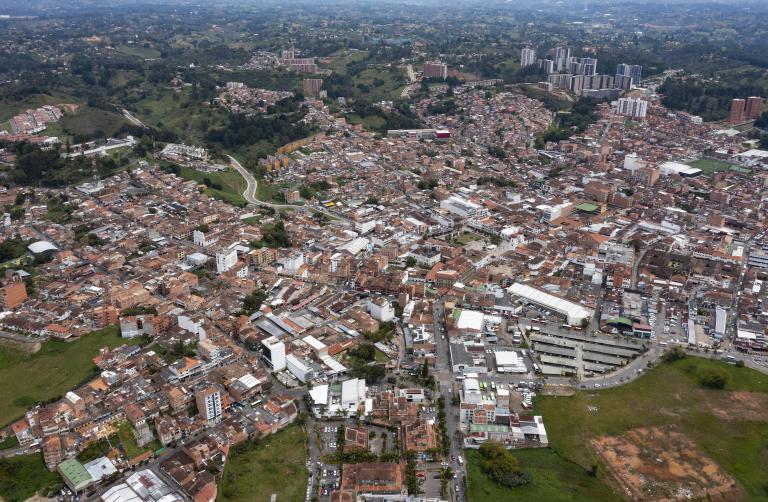 Panorámica del municipio de Rionegro, uno de los convocados el próximo 9 de noviembre para participar en la creación del Área Metropolitana de Oriente. FOTO: Manuel Saldarriaga Quintero. Archivo El Colombiano