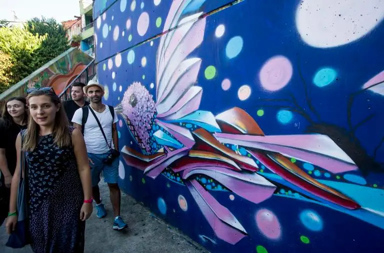 La Comuna 13 es el sector de Medellín más visitado por los turistas. FOTO: JAIME PÉREZ