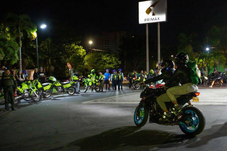 Los piques de las motos en Las Palmas se han convertido en un dolor de cabeza para las autoridades. El Colombiano / Esneyder Gutiérrez Cardona