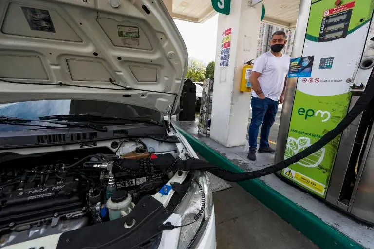 n Antioquia el precio del GNV se mantuvo estable pese a los aumentos registrados en otras regiones del país. FOTO: Manuel Saldarriga