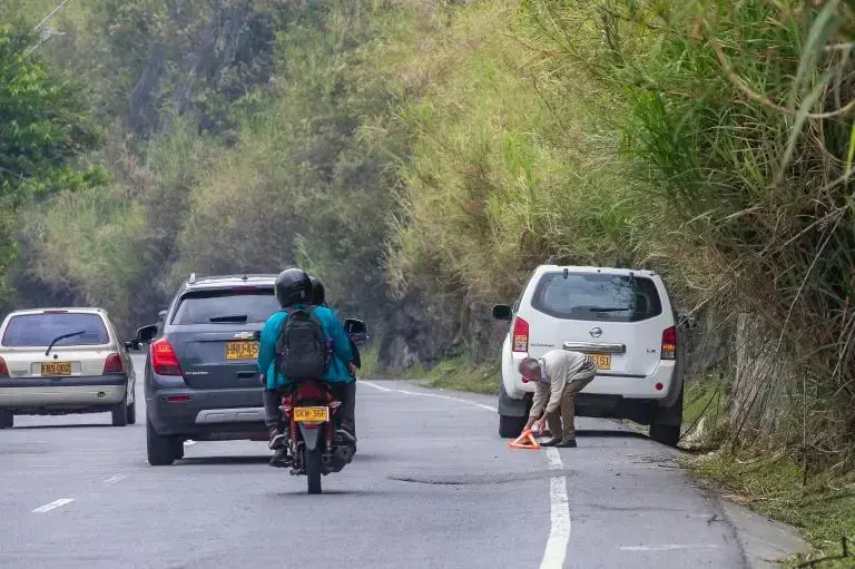 La Policía realizó un operativo de control en las distintas vías del departamento durante el puente festivo. FOTO: EL COLOMBIANO