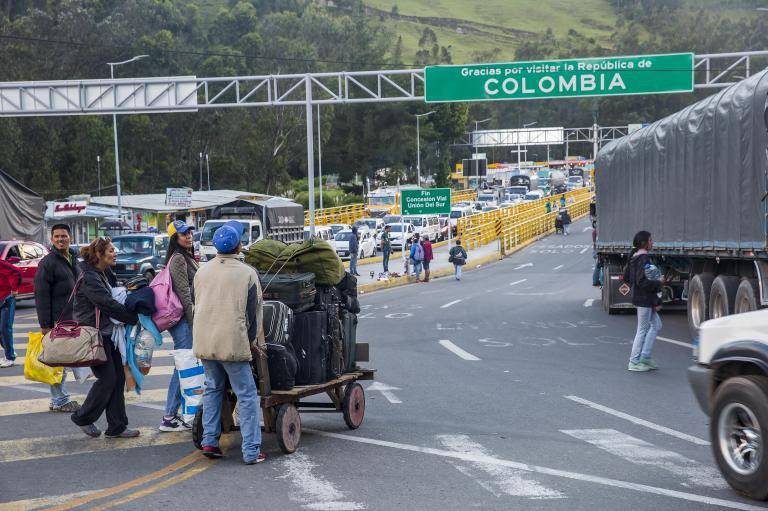 Ecuador dejó habilitados solo dos pasos internacionales en sus fronteras. Foto: Carlos Alberto Velásquez