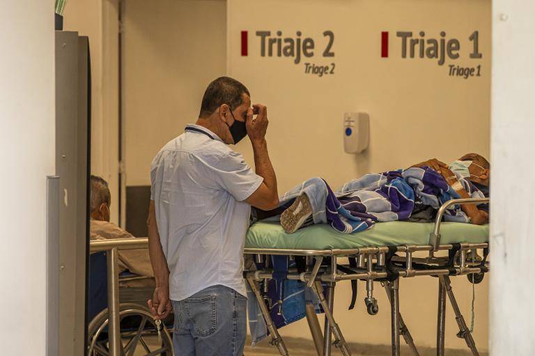 La ocupación promedio de las urgencias en Rionegro se situó este martes en 141%, teniendo hospitales con una ocupación de hasta el 245%. Imagen de referencia. FOTO: Carlos Velásquez. Archivo El Colombiano