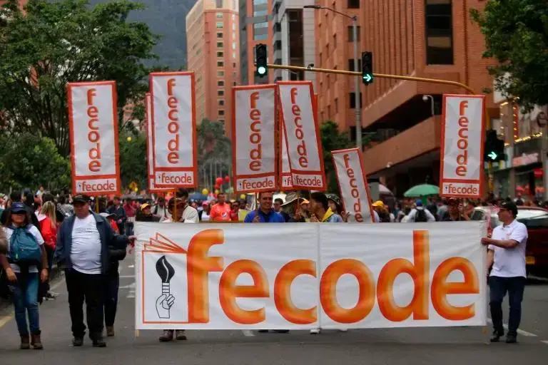 Fecode dijo que irá a paro nacional de 14 horas el próximo 30 de octubre. FOTO: Colprensa