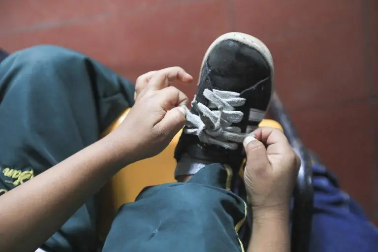 Imagen de referencia de un niño en una fundación en el centro de Medellín que busca evitar el trabajo infantil. FOTO: Archivo EL COLOMBIANO