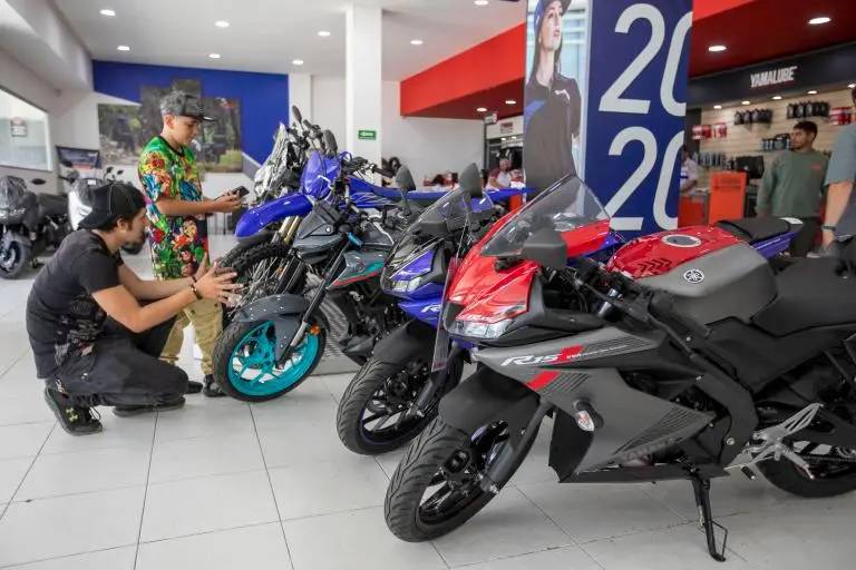 Bajaj, Suzuki y Honda lideraron las ventas de motocicletas en mayo, mes en el que se registraron más de 110.000 unidades nuevas. FOTO: EL COLOMBIANO