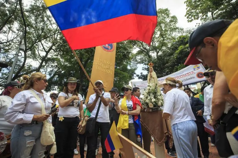 <span class="mln_uppercase_mln">La</span><b><span class="mln_uppercase_mln"> iniciativa ciudadana responde al atentado contra el senador Miguel Uribe Turbay. Foto: Andrés Camilo Suárez Echeverry</span></b>