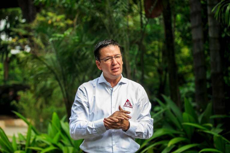 Germán Bahamón, gerente de la Federación Nacional de Cafeteros, aseguró que la prioridad del gremio es generar mayor valor agregado al café colombiano y fortalecer la competitividad del sector. FOTO Camilo Suárez 