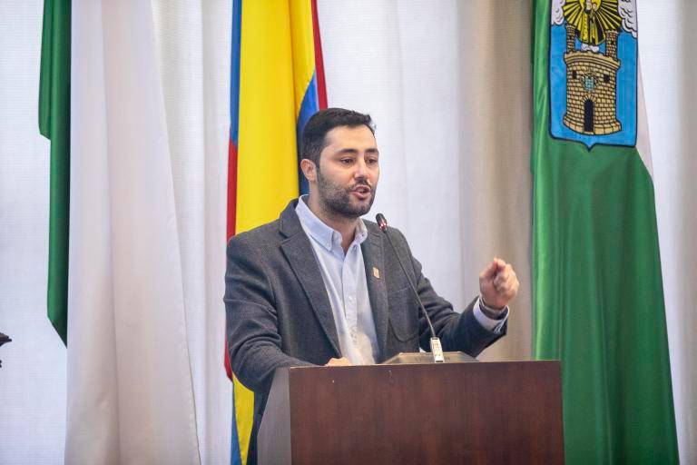 Este era el segundo periodo de Sebastián López en el Concejo. El primero fue durante la administración de Daniel Quintero. FOTO: CAMILO SUÁREZ