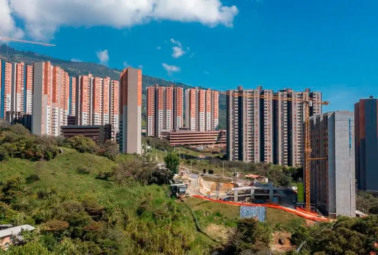 Viviendas de Interés Social en el barrio Robledo, en Medellín. FOTO: Andrés Camilo Suárez