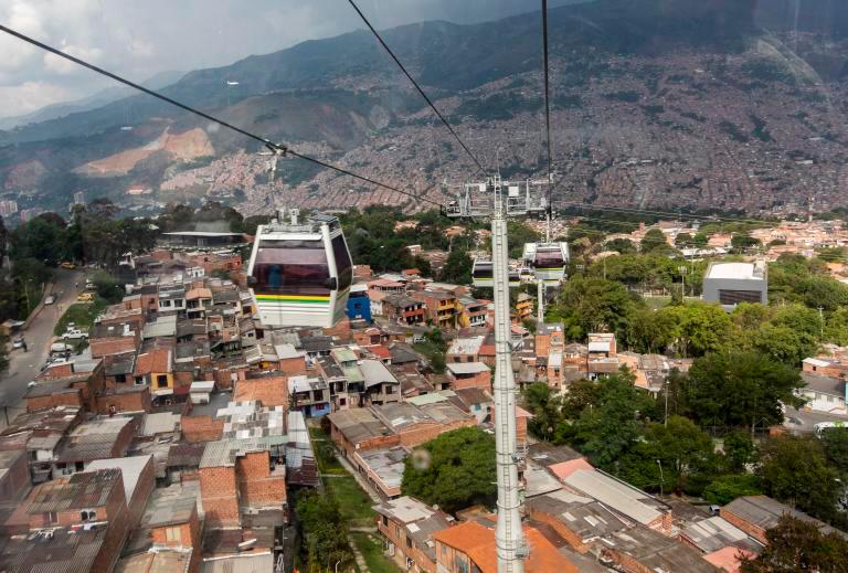 Este proyecto de la Línea P tendrá cuatro estaciones, Acevedo, Sena, Doce de Octubre y El Progreso, es el de mayor capacidad y cuenta con 2.700 metros de longitud que se recorrerán en 11 minutos. Foto : Camilo Suárez.