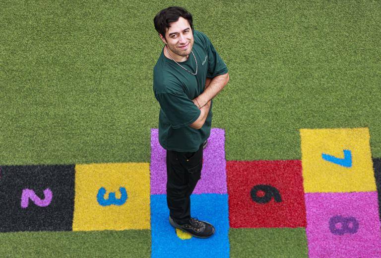 Lucas Larrazábal (Larrix), freestyler argentino, dice que eligió a Colombia por “razones humanas” y por el alto nivel competitivo de su liga. FOTO Manuel Saldarriaga