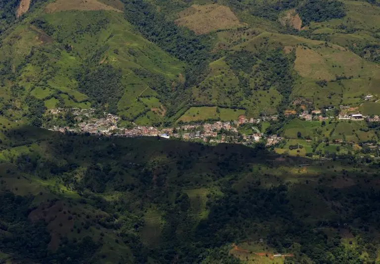 Panorámica del municipio de Briceño, Norte antioqueño. FOTO Camilo Suárez Echeverry. 