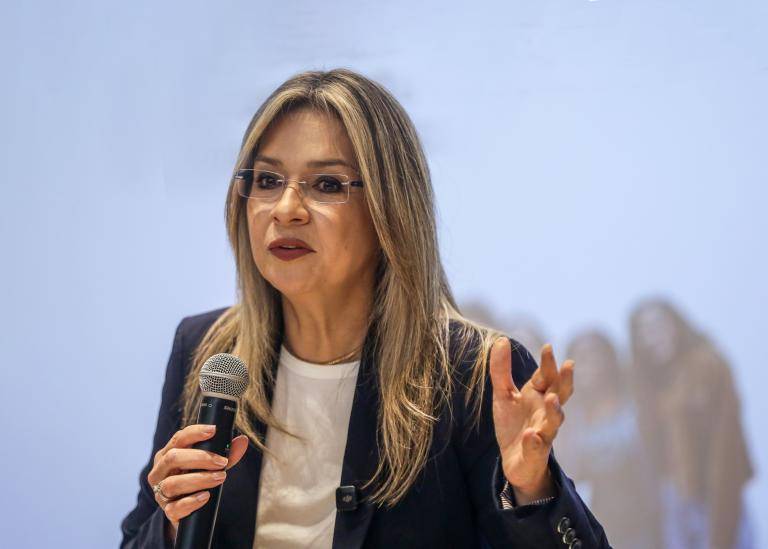 <span class="mln_uppercase_mln">La</span><b><span class="mln_uppercase_mln"> exdirectora de Semana, Vicky Dávila, es precandidata presidencial con el movimiento “Valientes”. FOTO: Colprensa </span></b>