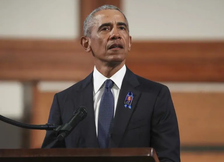 <span class="mln_uppercase_mln">Barack</span><b><span class="mln_uppercase_mln"> Obama se refirió a las reacciones que provocó el asesinato de Charlie Kirk tanto en el partido Demócrata como en el Republicano en Estados Unidos. FOTO: Getty</span></b>