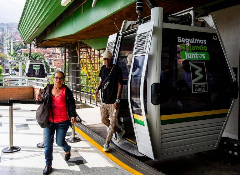 La Línea K del El metrocable. Foto: El Colombiano