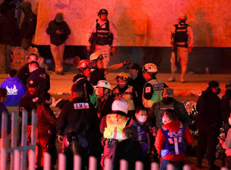 Entre los 37 migrante que murieron en incendio en centro de migración en México, se encontraba un colombiano. Foto: EFE. 