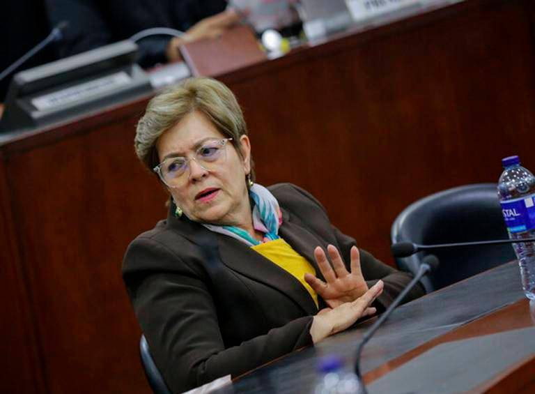 La ministra Gloria Inés Ramírez ha sido reiterativa en el discurso de garantías y precarización. FOTO: COLPRENSA
