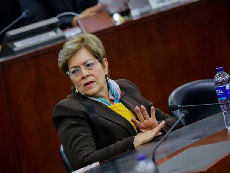 La ministra Gloria Inés Ramírez ha sido reiterativa en el discurso de garantías y precarización. FOTO: COLPRENSA