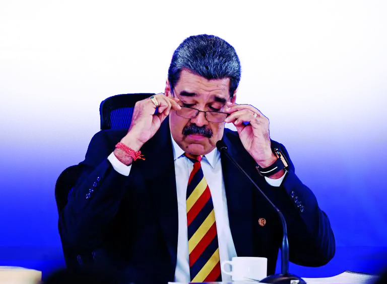 Nicolás Maduro acusó al opositor Leopoldo López de promover una intervención militar de Estados Unidos en Venezuela. FOTO GETTY 