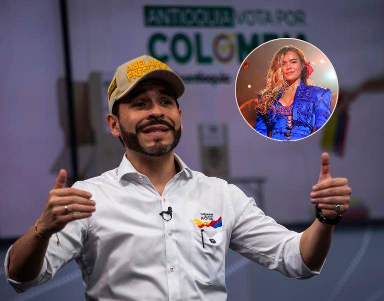 Abelardo de la Espriella respondió a Karol G a través de su cuenta de X, un día después de la publicación de la carta de la artista. FOTO: FOTOS EL COLOMBIANO Y GETTY