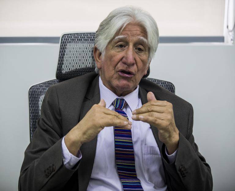 Francisco Lopera Restrepo, dos años antes de su fallecimiento en septiembre de 2024. FOTO Julio César Herrera. 