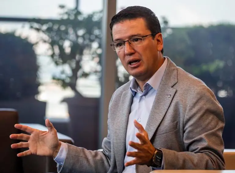 Germán Bahamón, gerente de la Federación Nacional de Cafeteros, señaló que el sector cafetero evalúa medidas para fortalecer la productividad y renovar cafetales. FOTO: JULIO CÉSAR HERRERA