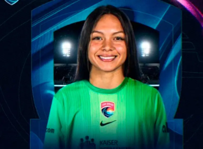 Esta fue la manera como el San Diego Wave FC anunció la llegada de la arquera colombiana Luisa Agudelo, nueva integrante del club. FOTO CORTESÍA 