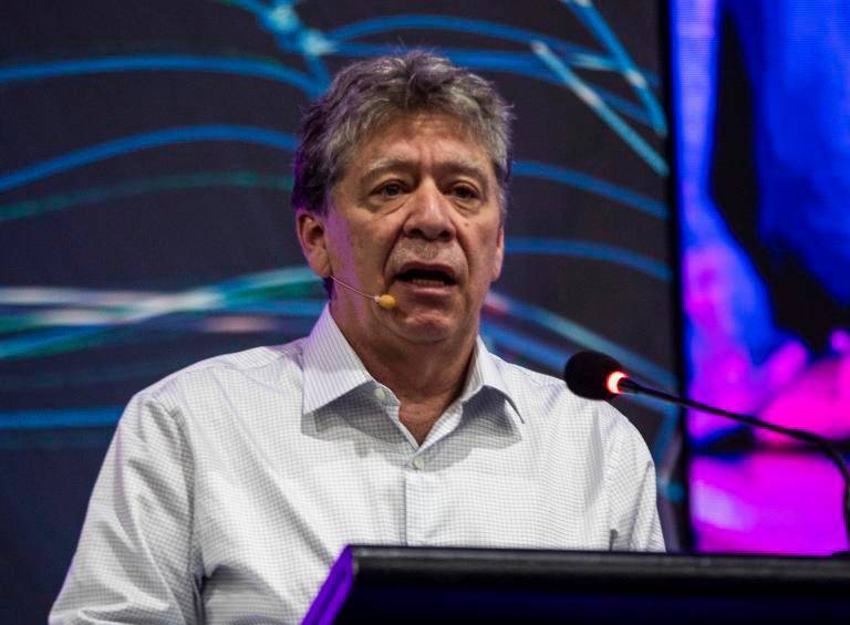 Bruce Mac Master, presidente de la Andi, durante su intervención en el 11° Congreso de la asociación en Cartagena. FOTO: JULIO HERRERA