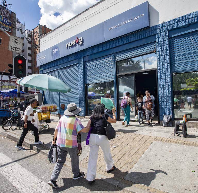 La Nueva EPS le adeudaba $1.500 millones a la E.S.E Bello Salud, situación que afectó a más de 12.000 usuarios. Foto: Esneyder Gutiérrez Cardona.