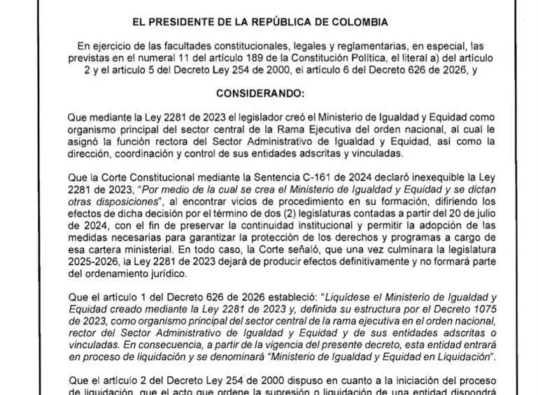 De la Espriella designó al pastor John Milton Rodríguez como liquidador de MinIgualdad