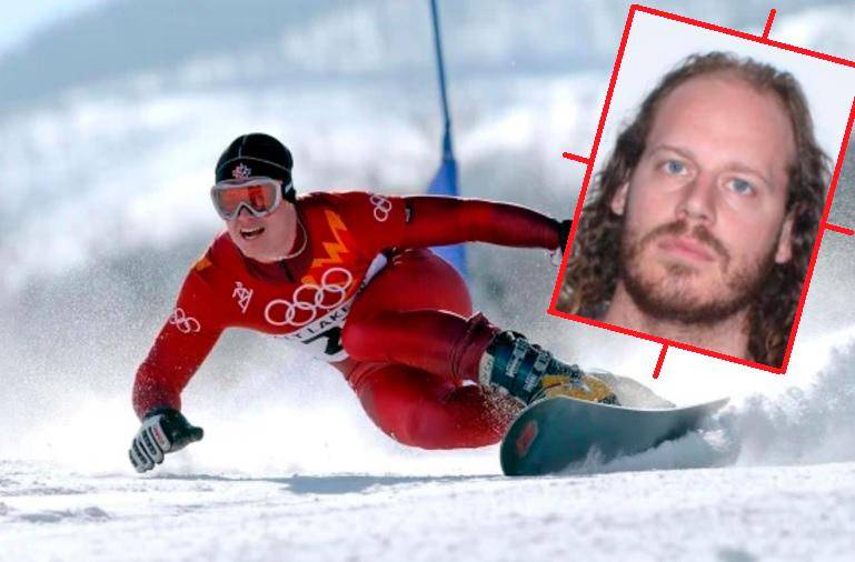 El capo canadiense Ryan James Wedding, durante sus días de gloria olímpica en el snow boarding. FOTOS: GETTY Y CORTESÍA FBI.