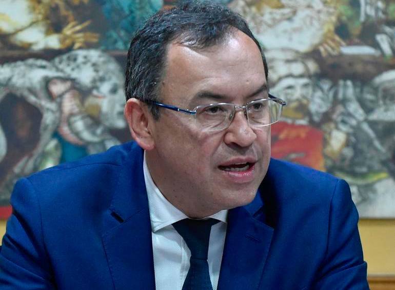 El ministro de Interior, Alfonso Prada habló sobre los desafíos de la “paz total”. FOTO: Cortesía. (MinInterior).