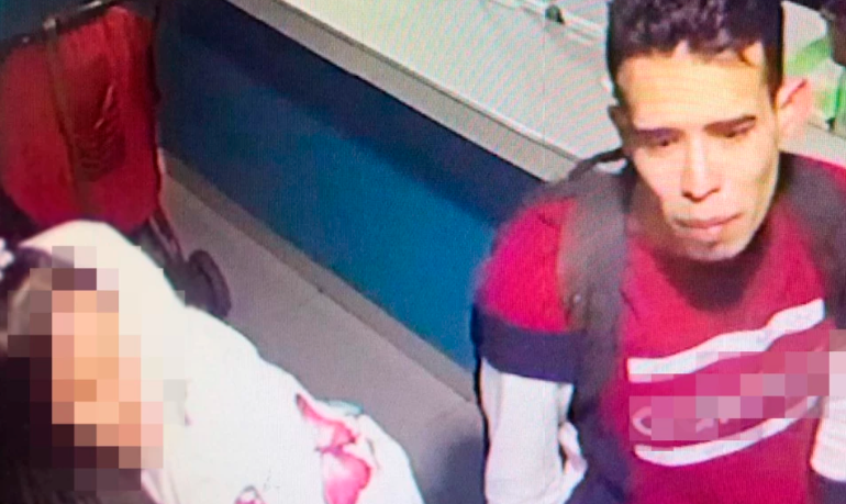 En la imagen el padrastro de la menor que murió por la golpiza. FOTO: CORTESÍA POLICÍA