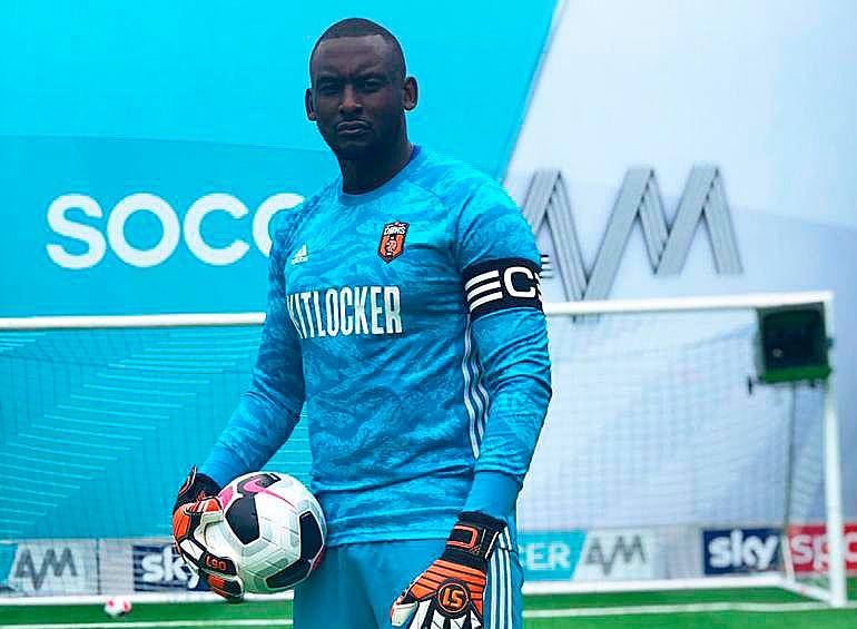 George Desmond Kamurasi es el capitán, ídolo y referente del SE Dons, de la novena división de Inglaterra. Su equipo participa esta temporada, por primera vez, en la FA Cup y logró superar la primera ronda. FOTO cortesía