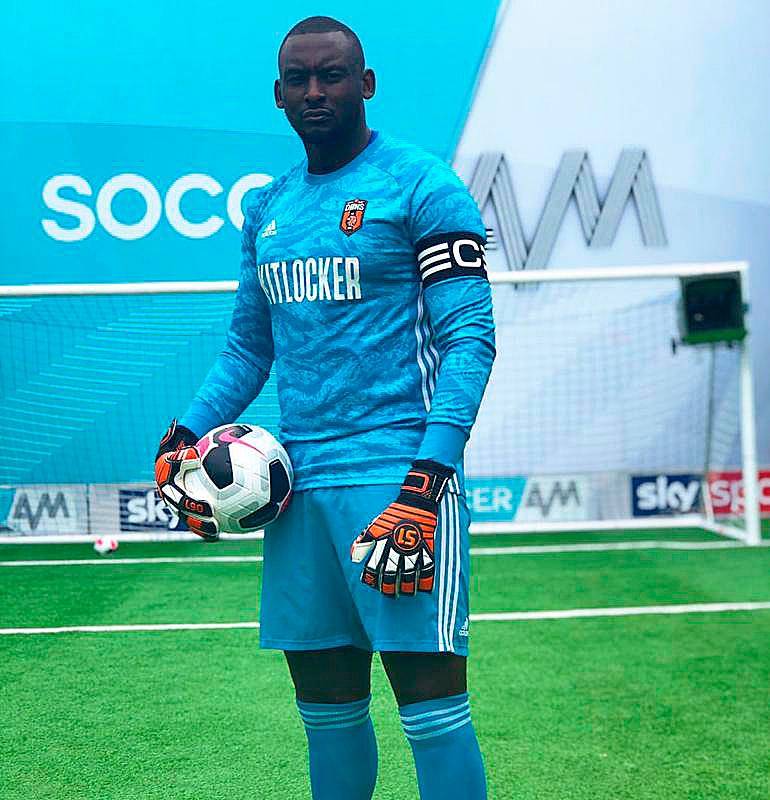 George Desmond Kamurasi es el capitán, ídolo y referente del SE Dons, de la novena división de Inglaterra. Su equipo participa esta temporada, por primera vez, en la FA Cup y logró superar la primera ronda. FOTO cortesía