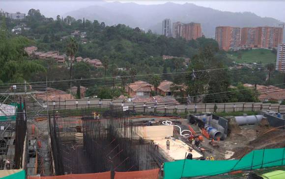 Imagen tomada de un video que muestra los trabajos adelantados en la planta de potabilización La Ayurá. FOTO CORTESÍA EPM