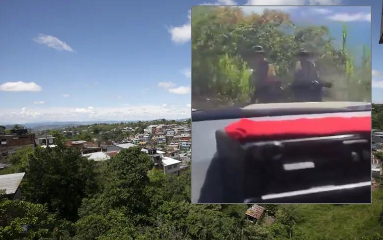 Video de hombres armados, presuntos disidentes de las Farc, patrulla Remedios, Antioquia, en medio de amenazas, desplazamientos y una masacre reciente. FOTO: Tomada de redes.