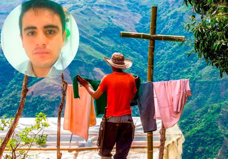 El periodista Mateo Pérez fue asesinado hace dos semanas en el área rural de Ituango. FOTO: MANUEL SALDARRIAGA Y CORTESÍA