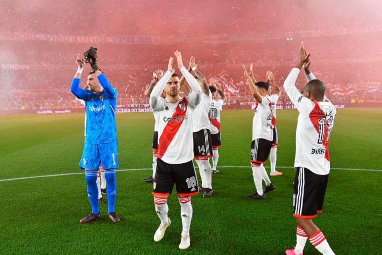 River Plate se coronó campeón, de manera anticipada, de la Liga Profesional de Argentina, a falta de dos fechas para el final del torneo. FOTO TOMADA @RIVERPLATE