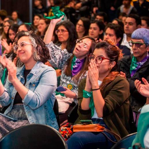 Presentación del libro Causa Justa: Voces detrás de la demanda en la Fiesta del Libro y la Cultura de Medellín. FOTO: Cortesía