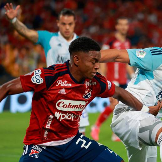 DIM recibe a Millonarios en el Atanasio. FOTO CARLOS VELÁSQUEZ