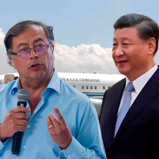 La cumbre Petro-Xi Jinping será el 25 de octubre. FOTOS COLPRENSA, CAMILO SUÁREZ y AFP 