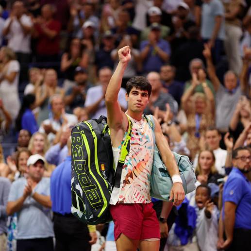Carlos Alcaraz no jugará la Copa Davis, su reemplazante será Albert Ramos. FOTO X @usopen