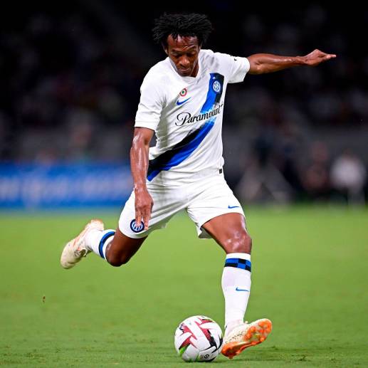 Juan Guillermo Cuadrado lleva siete partidos consecutivos sin jugar con el Inter. FOTO GETTY