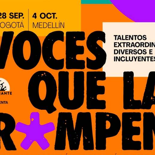 El 4 de octubre será el festival Voces que la Rompen en Medellín. FOTO Cortesía 