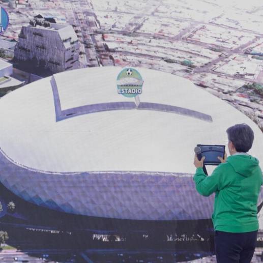 El estadio sería remodelado por un valor de 2.4 billones de pesos y estaría listo en 2027. FOTO: COLPRENSA