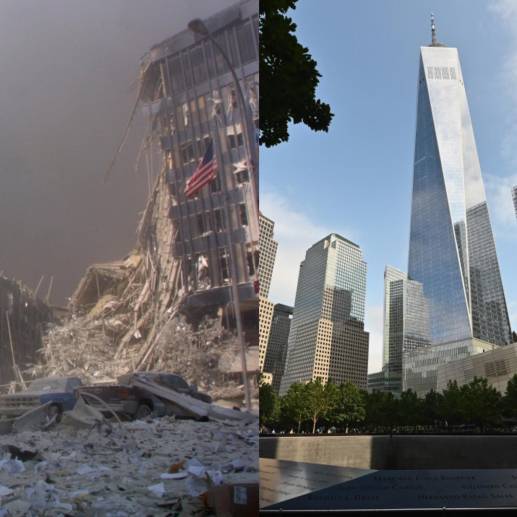 Un 11 de septiembre, pero hace 22 años, Estado Unidos sufrió uno de los peores acontecimientos en su historia, la caía de las famosas torres gemelas. FOTO: AFP