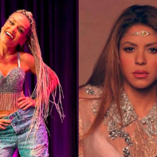 La bailarina dijo que le perdió el respeto a la cantante colombiana por sus malos tratos. Foto: Tomadas del Instagram de Jenny García y Shakira. 